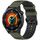 Per Huawei Watch 22mm Tre File Foro Due Colori Cinturino in Silicone per Orologio (Verde Militare + Nero) Per Huawei Watch 22mm Tre File Foro Due Colori Cinturino in Silicone per Orologio (Verde Militare + Nero)