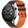 Per Amazfit Watch 22mm Tre File Foro Due Colori Cinturino in Silicone per Orologio (Nero+Arancione) Per Amazfit Watch 22mm Tre File Foro Due Colori Cinturino in Silicone per Orologio (Nero+Arancione)