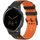 Per Garmin Watch 22mm Tre file fori Due colori cinturino in silicone (nero + arancione) Per Garmin Watch 22mm Tre file fori Due colori cinturino in silicone (nero + arancione)