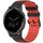 Per Garmin Watch 22mm Tre file fori Due colori cinturino in silicone (nero + rosso) Per Garmin Watch 22mm Tre file fori Due colori cinturino in silicone (nero + rosso)