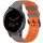 Per Garmin Watch 22mm Tre file fori Due colori cinturino in silicone (grigio + arancione) Per Garmin Watch 22mm Tre file fori Due colori cinturino in silicone (grigio + arancione)