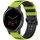 Per Garmin Watch 22mm Tre File Foro Due Colori Cinturino in Silicone per Orologio (Verde Lime + Nero) Per Garmin Watch 22mm Tre File Foro Due Colori Cinturino in Silicone per Orologio (Verde Lime + Nero)