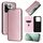 Per Xiaomi 15 Pro Custodia in pelle con texture in fibra di carbonio (rosa) Per Xiaomi 15 Pro Custodia in pelle con texture in fibra di carbonio (rosa)
