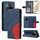 Per Honor X9C 5G Custodia per telefono in pelle con cerniera bicolore globale (blu) Per Honor X9C 5G Custodia per telefono in pelle con cerniera bicolore globale (blu)