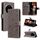 Custodia in pelle antiurto con motivo a rilievo a forma di ape per Honor Magic7 Pro (grigio) Custodia in pelle antiurto con motivo a rilievo a forma di ape per Honor Magic7 Pro (grigio)