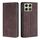 Per Xiaomi 14T 5G Custodia in pelle magnetica Skin Feel (marrone scuro)