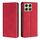 Per Xiaomi 14T 5G Custodia per telefono in pelle magnetica Skin Feel (rosso) Per Xiaomi 14T 5G Custodia per telefono in pelle magnetica Skin Feel (rosso)