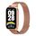 Per Xiaomi Smart Band 9 Active / Redmi Band 3 Mijobs Metal Shell Milan Cinturino per orologio magnetico (oro rosa) Per Xiaomi Smart Band 9 Active / Redmi Band 3 Mijobs Metal Shell Milan Cinturino per orologio magnetico (oro rosa)