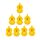 8 pezzi/set Strumento per la riduzione del volume dello strumento muto per violino (giallo) 8 pezzi/set Strumento per la riduzione del volume dello strumento muto per violino (giallo)