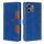 Per Infinix Hot 50i 4G Custodia in pelle con fibbia magnetica Skin Feel (blu)