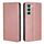 Per Infinix Hot 50 4G Gloss Oil Solid Color Magnetic Leather Phone Case (Oro rosa) Per Infinix Hot 50 4G Gloss Oil Solid Color Magnetic Leather Phone Case (Oro rosa)