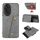 Per Honor 200 Pro Custodia magnetica per telefono con doppia fibbia e slot per schede (grigio) Per Honor 200 Pro Custodia magnetica per telefono con doppia fibbia e slot per schede (grigio)