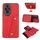 Per Honor 200 Pro Custodia magnetica per telefono con doppia fibbia e slot per schede (rosso) Per Honor 200 Pro Custodia magnetica per telefono con doppia fibbia e slot per schede (rosso)