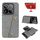 Per Xiaomi 15 Pro Custodia magnetica per telefono con doppia fibbia e slot per schede (grigio) Per Xiaomi 15 Pro Custodia magnetica per telefono con doppia fibbia e slot per schede (grigio)