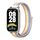 Per Xiaomi Smart Band 9 Active / Redmi Band 3 Mijobs Metal Shell Nylon Loop Watch Band (Argento colorato) Per Xiaomi Smart Band 9 Active / Redmi Band 3 Mijobs Metal Shell Nylon Loop Watch Band (Argento colorato)