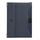 Borsa portadocumenti da viaggio multifunzionale RFID antifurto passaporto (blu reale)