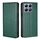 Per Xiaomi 14T Pro 5G Custodia per telefono magnetica in pelle tinta unita Gloss Oil (verde)