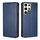 Per Samsung Galaxy S25 Ultra 5G Custodia magnetica in pelle tinta unita color petrolio lucido (blu) Per Samsung Galaxy S25 Ultra 5G Custodia magnetica in pelle tinta unita color petrolio lucido (blu)