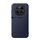 Custodia per telefono antiurto magnetica a copertura totale in pelle Litchi per Honor Magic7 (blu navy)