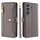 Per Samsung Galaxy S25 5G Custodia per telefono in pelle con cerniera a tracolla con texture di pecora (grigio) Per Samsung Galaxy S25 5G Custodia per telefono in pelle con cerniera a tracolla con texture di pecora (grigio)