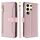 Per Samsung Galaxy S25 Ultra 5G Custodia per telefono in pelle con cerniera a tracolla con texture di pecora (rosa) Per Samsung Galaxy S25 Ultra 5G Custodia per telefono in pelle con cerniera a tracolla con texture di pecora (rosa)