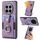 Custodia per telefono con portafoglio e anello in pelle retrò per Honor Magic 7 Pro (viola) Custodia per telefono con portafoglio e anello in pelle retrò per Honor Magic 7 Pro (viola)