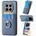 Custodia per telefono con anello porta carte in fibra di carbonio per Honor Magic7 Pro (blu) Custodia per telefono con anello porta carte in fibra di carbonio per Honor Magic7 Pro (blu)