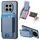 Custodia per telefono con supporto a portafoglio verticale in fibra di carbonio per Honor Magic7 Pro (blu) Custodia per telefono con supporto a portafoglio verticale in fibra di carbonio per Honor Magic7 Pro (blu)