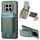 Custodia per telefono con supporto a portafoglio verticale in fibra di carbonio per Honor Magic7 Pro (verde) Custodia per telefono con supporto a portafoglio verticale in fibra di carbonio per Honor Magic7 Pro (verde)