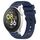 Per COROS Watch 22mm Vertical Pattern Black Buckle Silicone Watch Band (Doppio Colore + Blu Navy) Per COROS Watch 22mm Vertical Pattern Black Buckle Silicone Watch Band (Doppio Colore + Blu Navy)