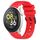Per COROS Watch 22mm Vertical Pattern Black Buckle Silicone Watch Band (Doppio Colore + Rosso) Per COROS Watch 22mm Vertical Pattern Black Buckle Silicone Watch Band (Doppio Colore + Rosso)