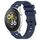 Per COROS Watch 22mm Cinturino in silicone con fibbia nera punteggiata (blu navy)