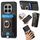 Per Honor Magic 7 Pro Retro Splittable Magnetic Card Bag Custodia in pelle per telefono (nero) Per Honor Magic 7 Pro Retro Splittable Magnetic Card Bag Custodia in pelle per telefono (nero)