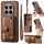 Per Honor Magic7 Pro Retro Cross Wristband Portafoglio Custodia in pelle per telefono (marrone) Per Honor Magic7 Pro Retro Cross Wristband Portafoglio Custodia in pelle per telefono (marrone)