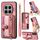 Per Honor Magic7 Pro Retro Cross Wristband Portafoglio Custodia in pelle per telefono (rosa) Per Honor Magic7 Pro Retro Cross Wristband Portafoglio Custodia in pelle per telefono (rosa)