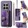 Per Honor Magic7 Pro Retro Cross Wristband Portafoglio Custodia in pelle per telefono (viola) Per Honor Magic7 Pro Retro Cross Wristband Portafoglio Custodia in pelle per telefono (viola)