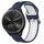 Per Garmin Vivomove Sport Cinturino in silicone bicolore traspirante da 20 mm (blu notte + bianco) Per Garmin Vivomove Sport Cinturino in silicone bicolore traspirante da 20 mm (blu notte + bianco)