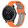 Per Garmin Vivoactive3 Cinturino in silicone bicolore traspirante da 20 mm (arancione + grigio) Per Garmin Vivoactive3 Cinturino in silicone bicolore traspirante da 20 mm (arancione + grigio)