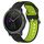 Per Garmin Vivoactive3 Cinturino in silicone bicolore traspirante da 20 mm (nero + verde lime) Per Garmin Vivoactive3 Cinturino in silicone bicolore traspirante da 20 mm (nero + verde lime)