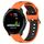 Per Garmin Vivoactive3 Music Cinturino in silicone bicolore traspirante da 20 mm (arancione + nero) Per Garmin Vivoactive3 Music Cinturino in silicone bicolore traspirante da 20 mm (arancione + nero)