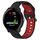 Per Garmin Vivoactive3 Music Cinturino in silicone bicolore traspirante da 20 mm (nero + rosso) Per Garmin Vivoactive3 Music Cinturino in silicone bicolore traspirante da 20 mm (nero + rosso)