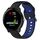 Per Garmin Vivoactive3 Music Cinturino in silicone bicolore traspirante da 20 mm (nero + blu) Per Garmin Vivoactive3 Music Cinturino in silicone bicolore traspirante da 20 mm (nero + blu)