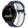 Per Garmin Vivoactive3 Music Cinturino in silicone bicolore traspirante da 20 mm (blu notte + bianco) Per Garmin Vivoactive3 Music Cinturino in silicone bicolore traspirante da 20 mm (blu notte + bianco)