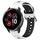 Per Garmin Venu 2 Plus Cinturino in silicone bicolore traspirante da 20 mm (bianco + nero) Per Garmin Venu 2 Plus Cinturino in silicone bicolore traspirante da 20 mm (bianco + nero)