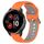 Cinturino in silicone bicolore traspirante da 20 mm per Garmin Venu 2 Plus (arancione + grigio) Cinturino in silicone bicolore traspirante da 20 mm per Garmin Venu 2 Plus (arancione + grigio)