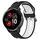 Per Garmin Venu 2 Plus Cinturino in silicone bicolore traspirante da 20 mm (nero + bianco) Per Garmin Venu 2 Plus Cinturino in silicone bicolore traspirante da 20 mm (nero + bianco)