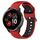 Per Garmin Venu 2 Plus Cinturino in silicone bicolore traspirante da 20 mm (rosso + nero) Per Garmin Venu 2 Plus Cinturino in silicone bicolore traspirante da 20 mm (rosso + nero)