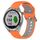 Per Garmin Approach S40 Cinturino in silicone bicolore traspirante da 20 mm (arancione + grigio) Per Garmin Approach S40 Cinturino in silicone bicolore traspirante da 20 mm (arancione + grigio)