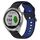 Per Garmin Approach S40 Cinturino in silicone bicolore traspirante da 20 mm (nero + blu) Per Garmin Approach S40 Cinturino in silicone bicolore traspirante da 20 mm (nero + blu)
