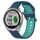 Per Garmin Approach S40 Cinturino in silicone bicolore traspirante da 20 mm (blu + verde acqua) Per Garmin Approach S40 Cinturino in silicone bicolore traspirante da 20 mm (blu + verde acqua)